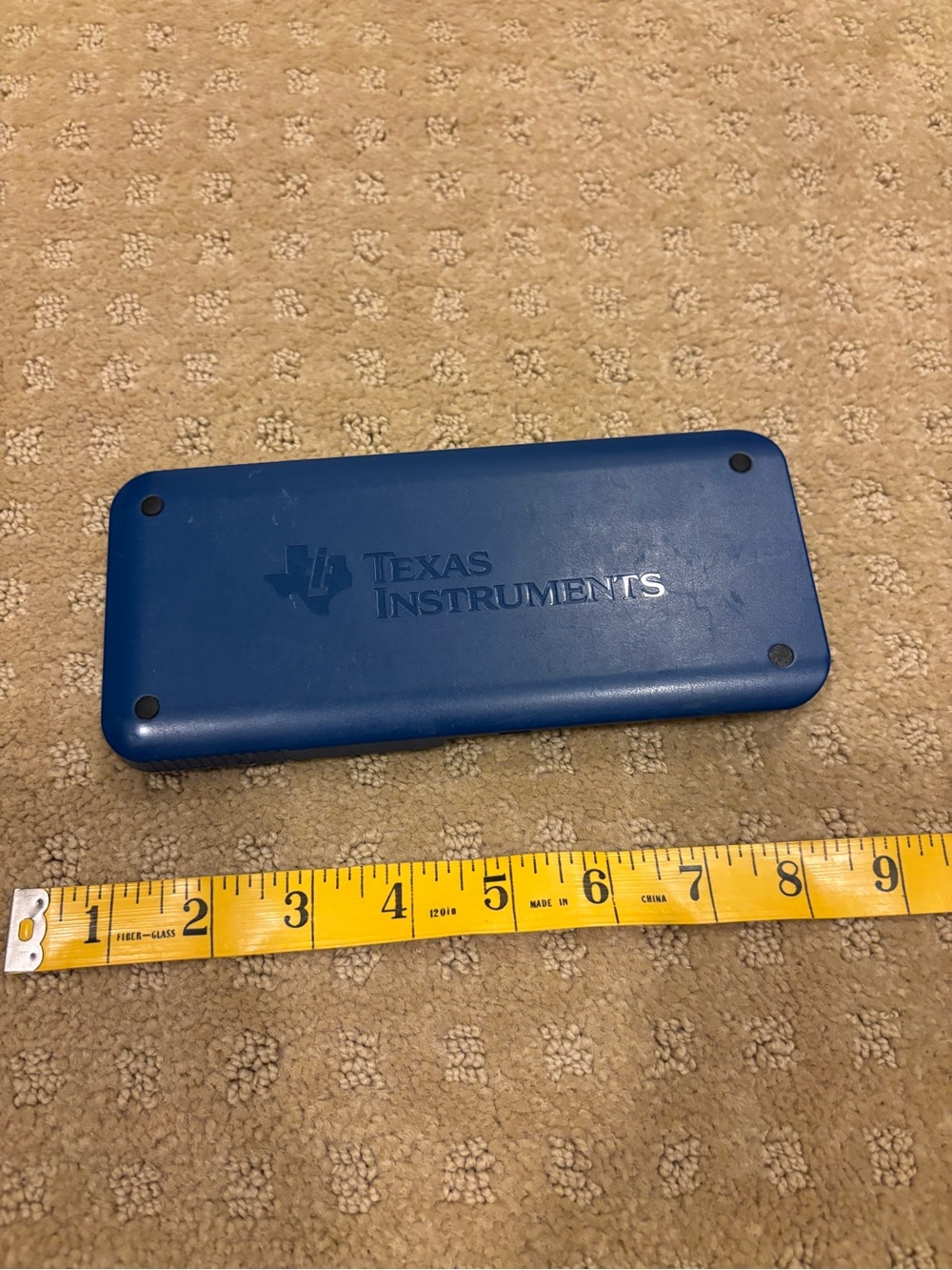 Texas Instruments Blue scientific calculator needs battery